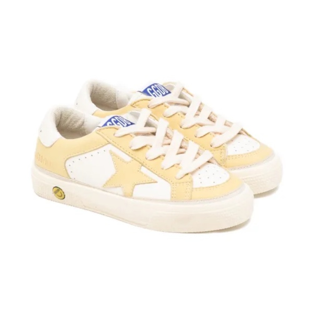 GOLDEN GOOSE May Yellow Leather Sneakers BRAND NEW